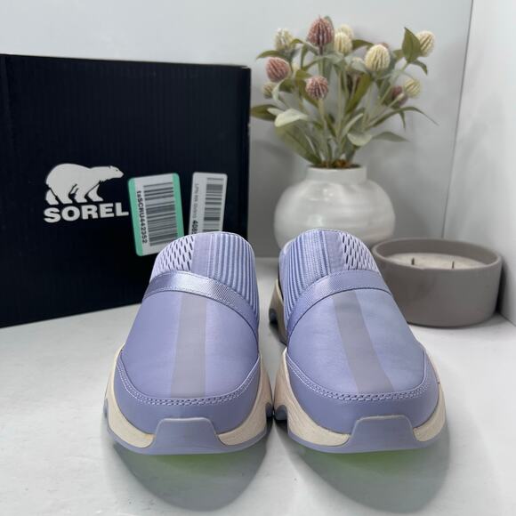 Sorel Kinetic Impact II Mule Slip On Sneakers Twilight Chalk Women's US 8 NWB - Picture 2 of 10